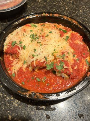Eggplant rollatini 😍😍  at That Pizza Place in Levittown