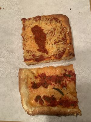 Yummy vegan grandma slices  at That Pizza Place in Levittown