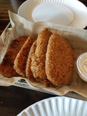 Veg chicken tenders at That Pizza Place in Levittown