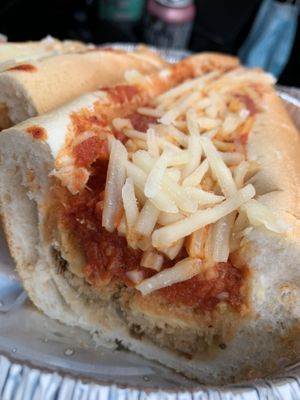 Eggplant Parm Hero at That Pizza Place in Levittown