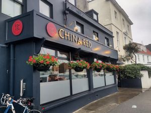 Entrance at China Red in Guernsey
