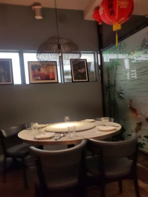 Table and Ambiente at China Red in Guernsey