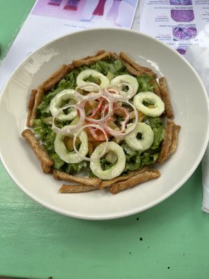   at Loving Hut in Cotonou