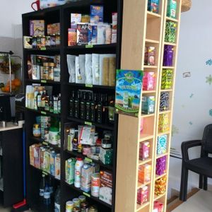 Health food shop items at Veg Art Natural Food in La Palma
