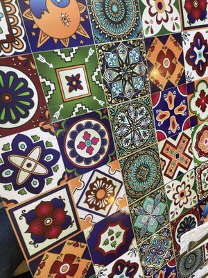 Decorative table  at The Local in Prescott