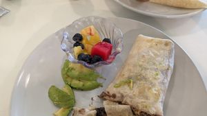 Cut in before taking a picture sorry it doesn't look so pretty at this point at The Local in Prescott