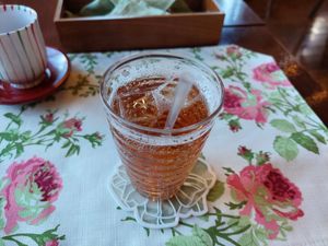 Grape cider at Flowerish in Nara