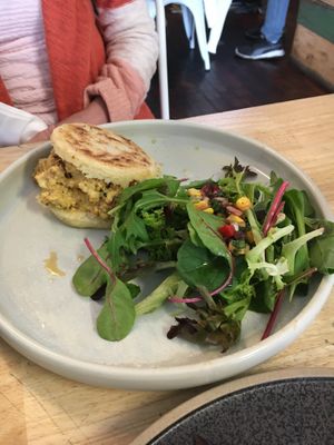 Scramble corn pocket  at Nagev in Evandale