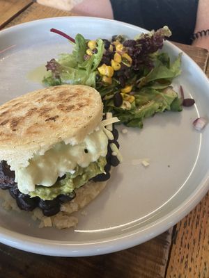 Latin arepa corn pocket at Nagev in Evandale