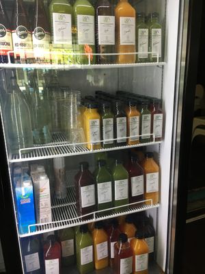 Juice and booch 😊 at Nagev in Evandale