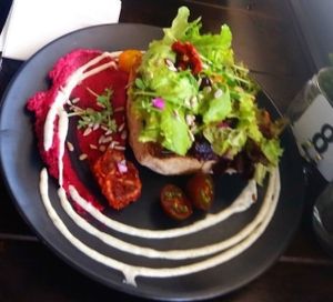 Avocado on Toast, the Sushi Bowl and the Dip Bowl at Mr Black Juicery in Berwick