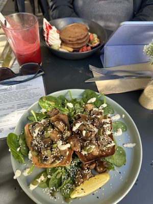 Mushroom toast   at Mr Black Juicery in Berwick