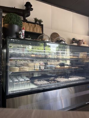 Cake cabinet  at Mr Black Juicery in Berwick