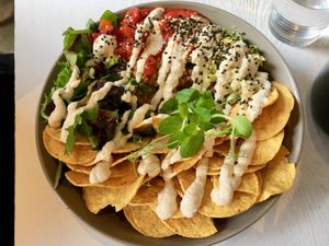 The Nacho Bowl at Mr Black Juicery in Berwick