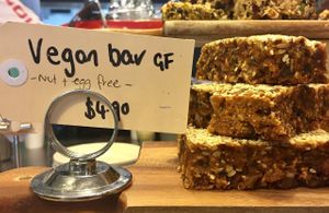 Vegan bar at Chosen Bean Cafe & Coffee Roaster in Ferntree Gully