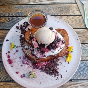 French toast at Chosen Bean Cafe & Coffee Roaster in Ferntree Gully