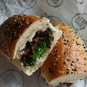Mushroom panini at Chosen Bean Cafe & Coffee Roaster in Ferntree Gully