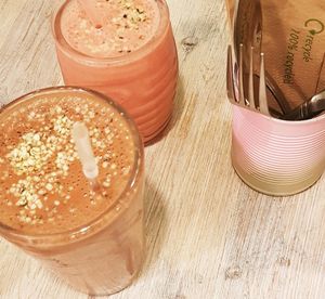 lovely smoothies at Paradise Plantbased in North West London