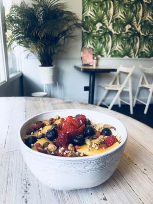 Berry Smoothie Bowl. at Paradise Plantbased in North West London