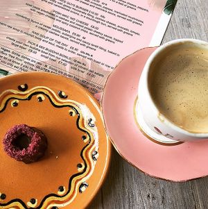 Coffee & truffle time... at Paradise Plantbased in North West London