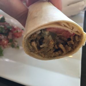 Vegetarian Shwarma at Greg Cafe in Tiberias