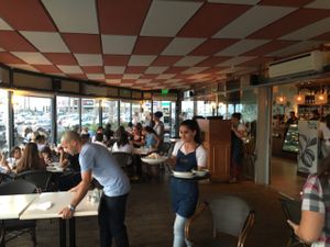 interior at Greg Cafe in Tiberias