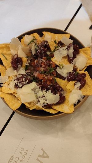 Nachos veggies at All You Eat is Love in Barcelona