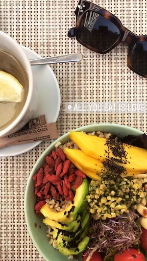 Japanese bowl at All You Eat is Love in Barcelona