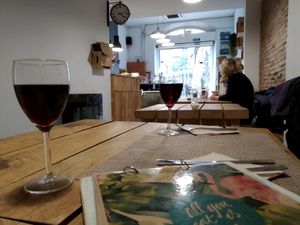 Vegan options at All You Eat is Love in Barcelona