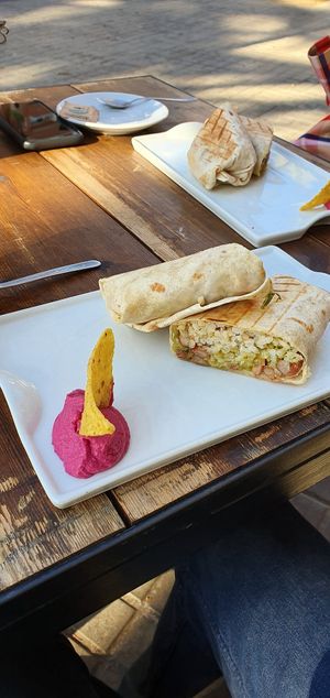 Chihuahua wrap at All You Eat is Love in Barcelona