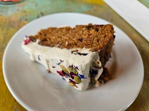 carrot cake at Pico Lounge in Glossop
