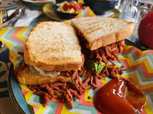 BLT (looks like the vivera bacon? it was decent) at Pico Lounge in Glossop