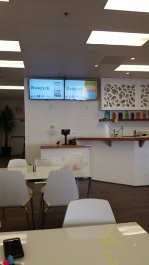 Front counter  at Nourish Health Bar and Cafe in Citrus Heights