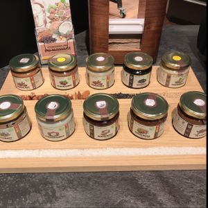 Cocoa and nut butters at Naturkostbar in Bern