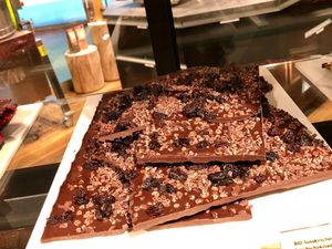 vegan cherry chocolate at Naturkostbar in Bern
