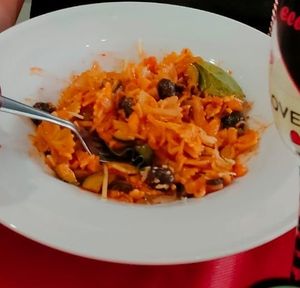 Vega pasta at Pizzeria Pasta Da Nando in Perpignan