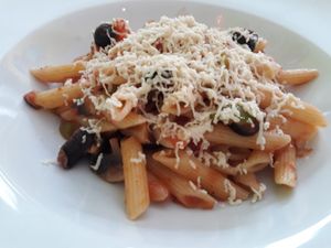 Vegan pasta... Mmmmm at Pizzeria Pasta Da Nando in Perpignan