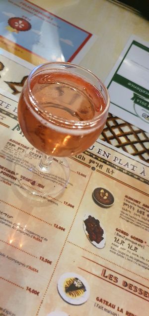 Complimentary drink at Menelik in Paris