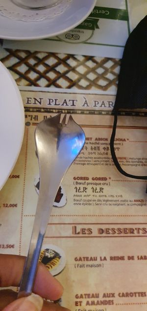 Found this spork cute lol at Menelik in Paris
