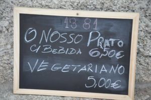 Vegetarian Lunch 5,00€ at 1881 Cervejaria in Amarante