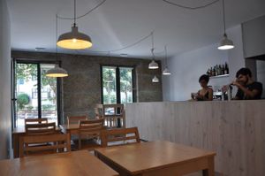 Inside at 1881 Cervejaria in Amarante