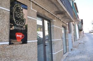 Street Door at 1881 Cervejaria in Amarante