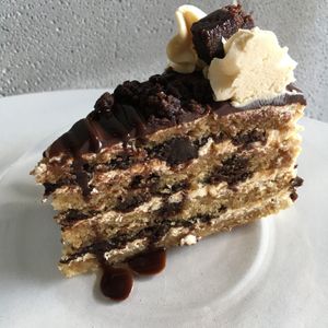 Johnny Walker Chocolate Cake at De Aca in San Jose