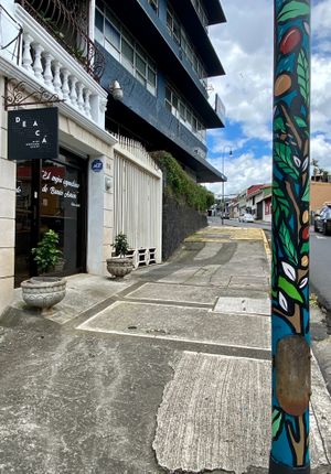 Outside view  at De Aca in San Jose