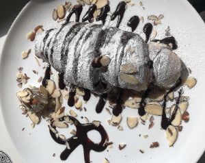 Chocolate “croissant”  at De Aca in San Jose