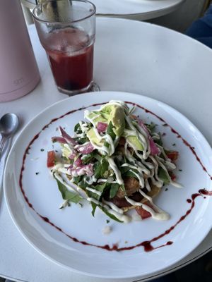 Chalupa & kombucha   at De Aca in San Jose