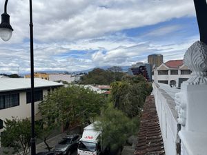 View from top floor   at De Aca in San Jose