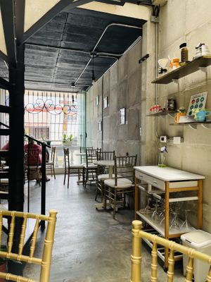 Inside the restaurant   at De Aca in San Jose