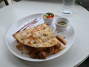 Quesadialla at De Aca in San Jose