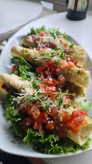 Flautas at De Aca in San Jose